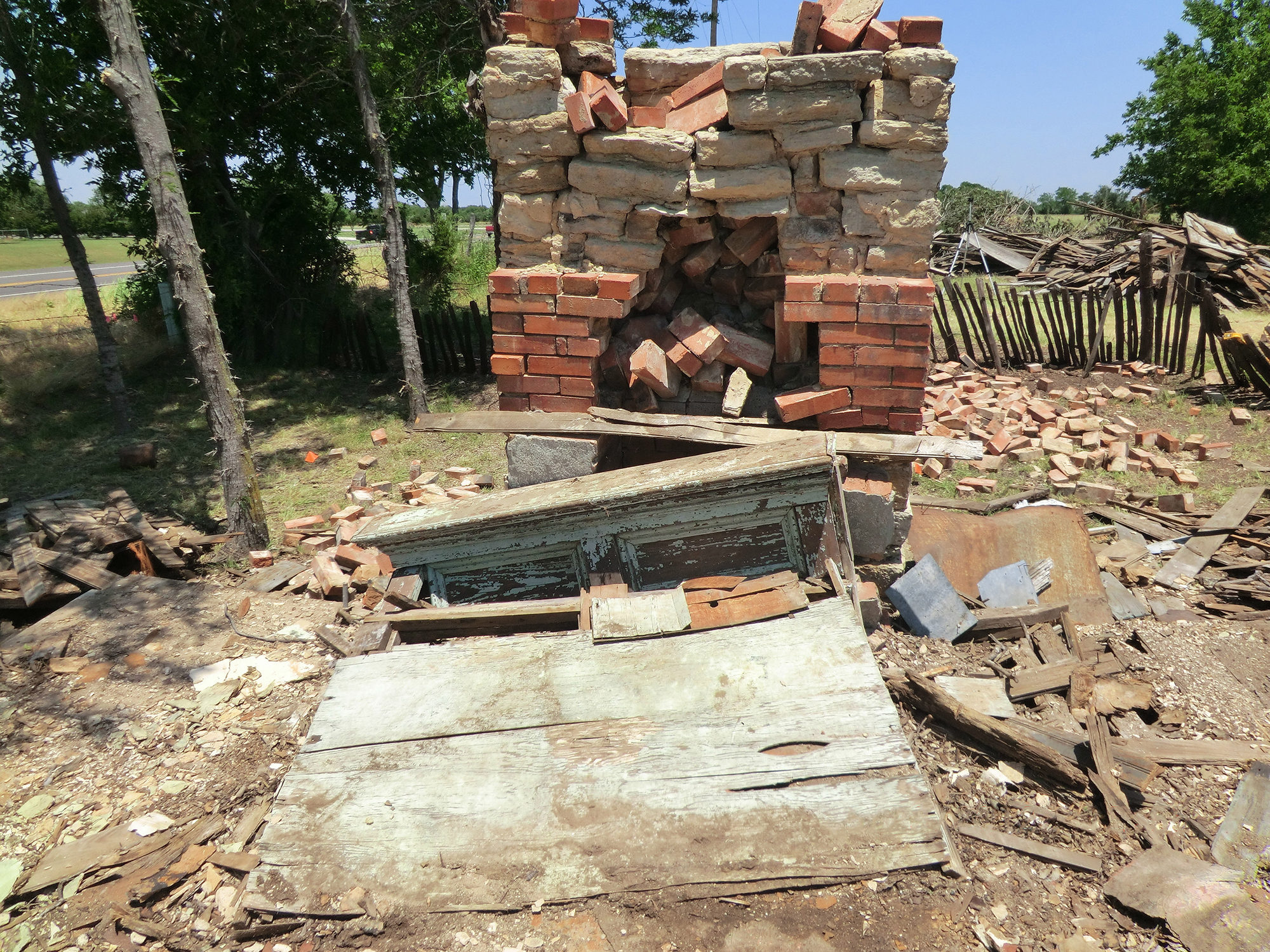 color photo of chimney
