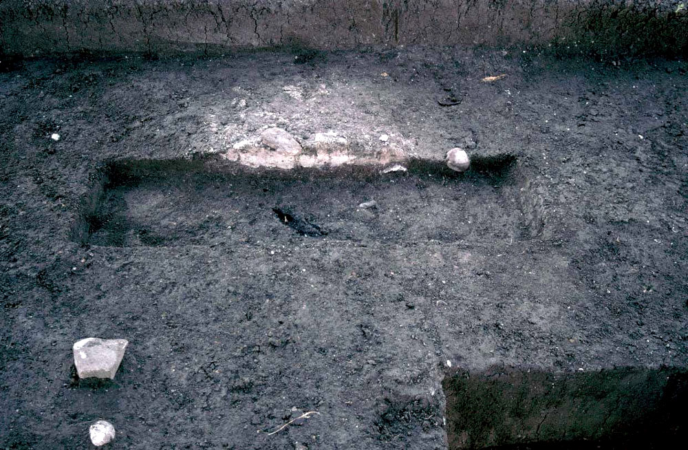Photo of surface hearth
