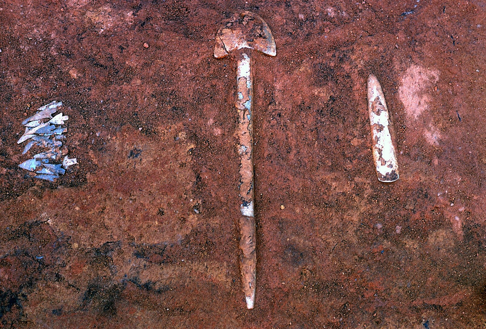 Photo of Mound C excavations