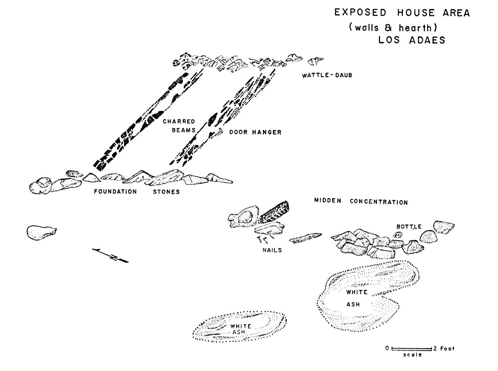 Sketch of structural evidence of the Governor’s House