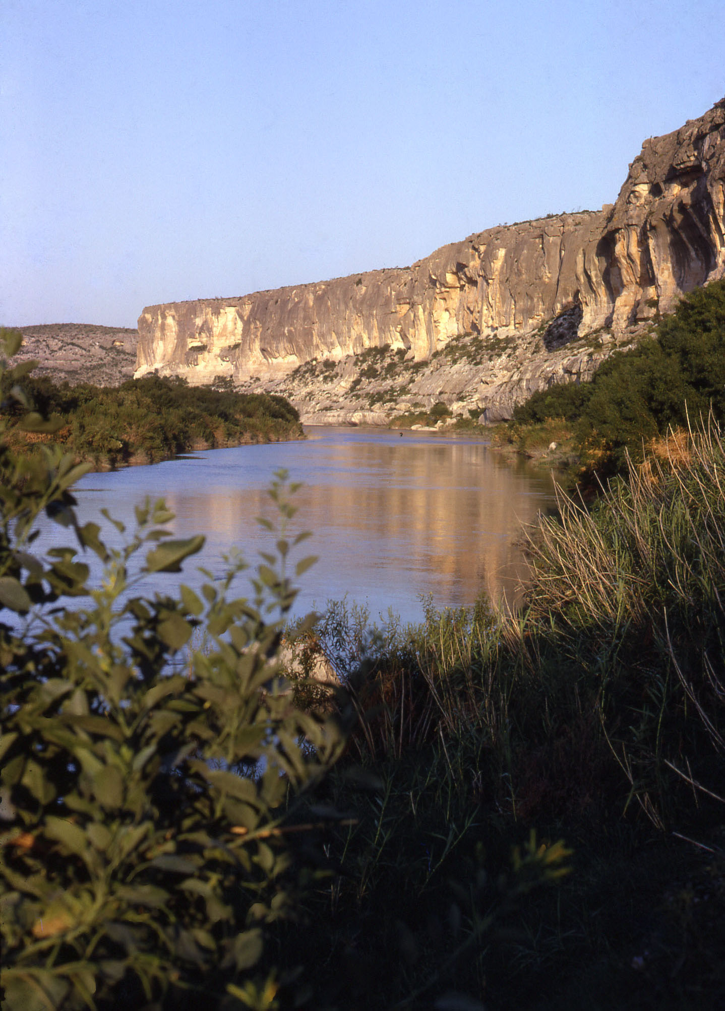 Pecos River at Pecos Texas - Upstream view