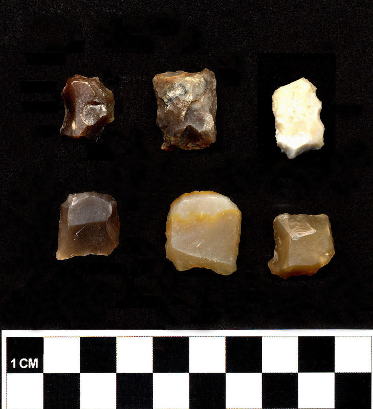 Small gunflints from the site