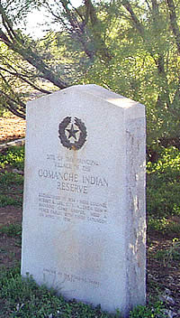 Comanche Reservation marker