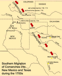 Migration of the Comanches into Texas