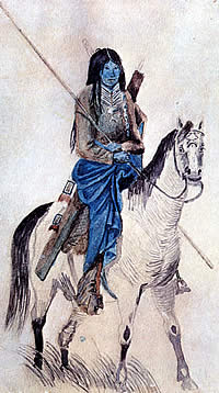 Plains Indian warrior