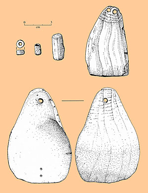 Image of Shell ornaments.