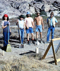 photo of the excavation crew