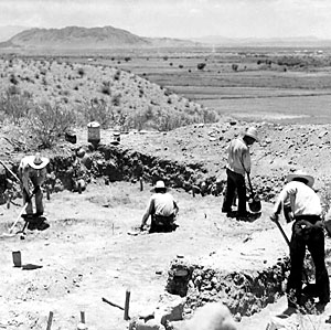 photo of eExcavations in progress
