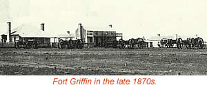 photo of Fort Griffin in the late 1870's