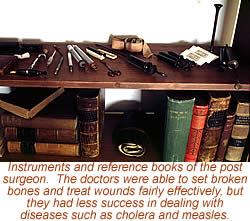 photo of instruments and medical books