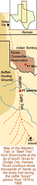 map of Western Trail