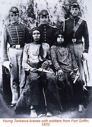 black and white photo of five people in historic clothing-portrait style