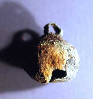 Image of Small brass trade bell.