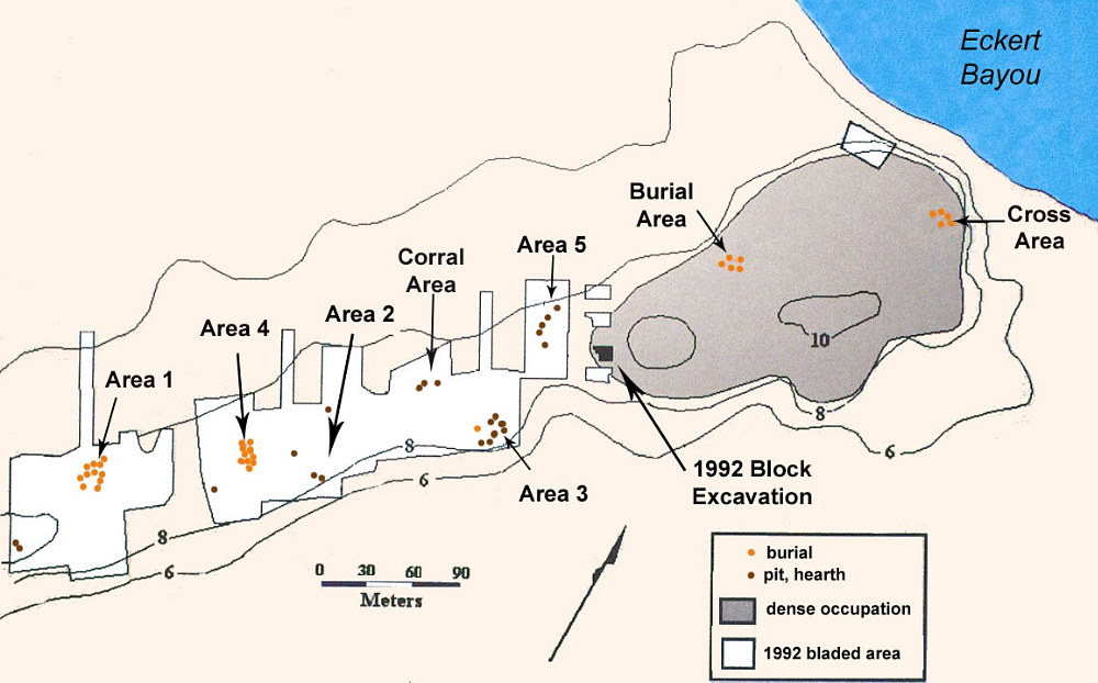 Map of Mitchel Ridge site.