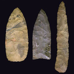 photo of stone knives