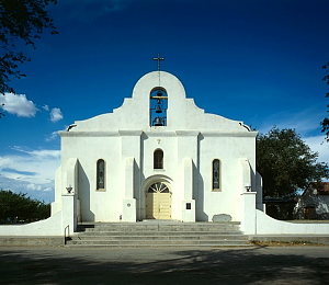photo of the church Nuestra Señora del Pilar y el Glorioso San José after the 1877 restoration.