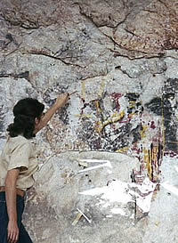 photo of pictograph panel
