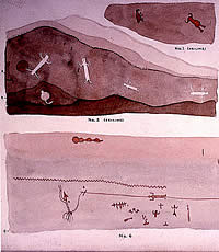 photo of Krikland pictograph watercolor