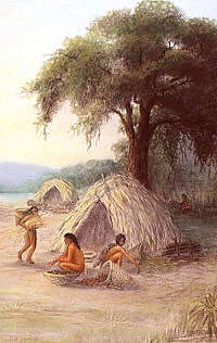 painting of native people