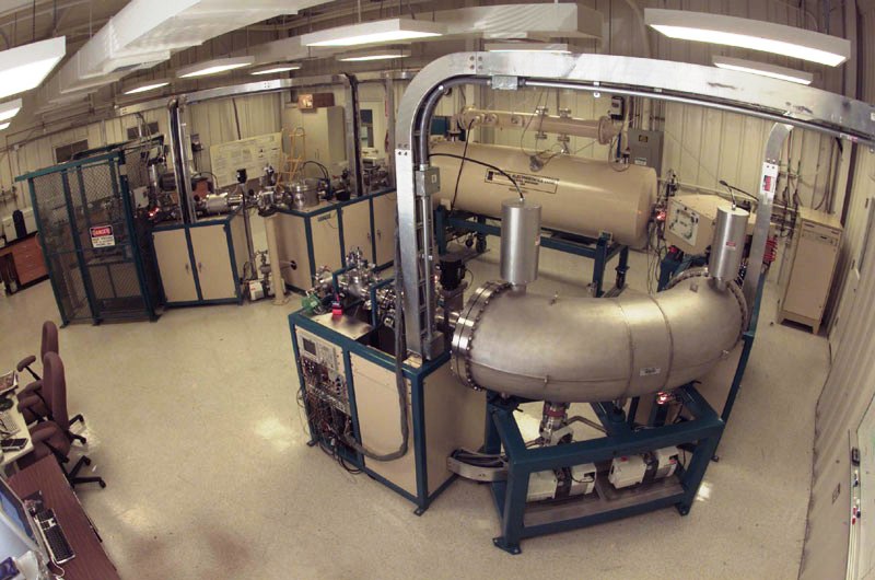 photograph of an accelerator mass spectrometer