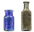 Photo of bottles found in the kitchen area