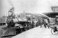 Photo of 1880s train