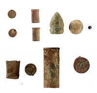 photo of a variety of ammunition was found at the farmstead,