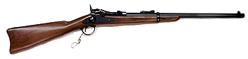 Model 1873 Springfield .45-70 carbine, the weapon adopted by the U.S. Army for cavalry use on the Plains.