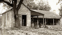 One of the properties owned by Judge John Hancock after 1866, shown as it appears today. Rubin Hancock, his three brothers, and other family members were slaves of Judge Hancock prior to their emancipation. The property, today known as the Moore-Hancock farmstead, was excavated by members of the Travis County Archeological Society under the direction of current owners, Dr. Michael Collins and Karen Collins. Photo courtesy of Michael and Karen Collins.