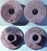 incised stone earspool