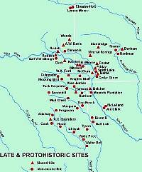 Late and Protohistoric sites