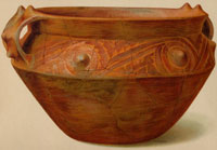 Large Haley Engraved bowl