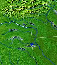 terrain of the Caddo Homeland
