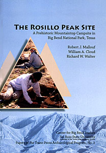 Cover of 2006 report on the Rosillo Peak site