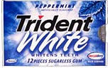 Photo of Trident chewing gum, one of many products composed of candelilla wax